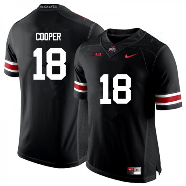 Ohio State Buckeyes #18 Jonathan Cooper Men Football Jersey Black
